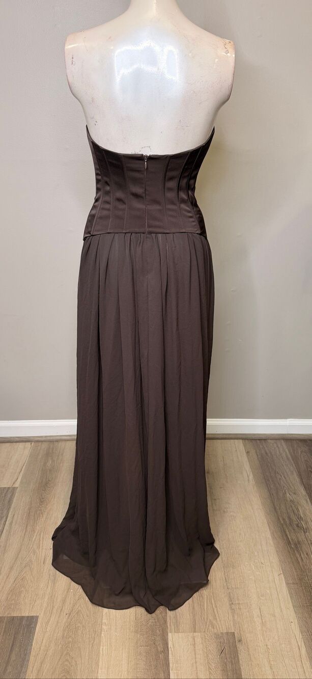 Lovers and Friends Delia Gown in Chocolate Brown Size XS $340 - Picture 10 of 12
